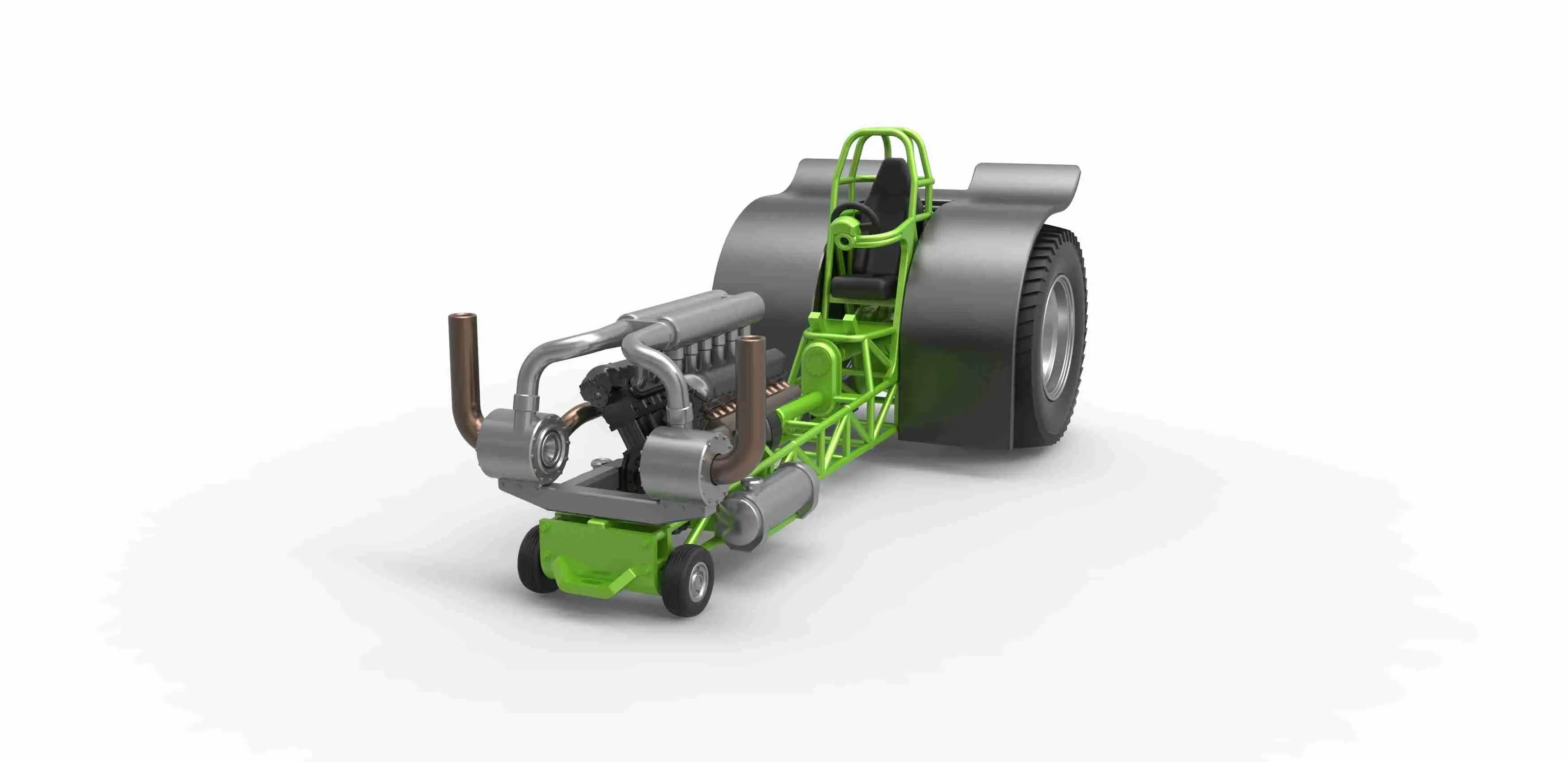 Trattore trainante con motore turbo V12 Versione 1 Scala 1:25