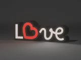 Led Lightbox Withe and Red-0