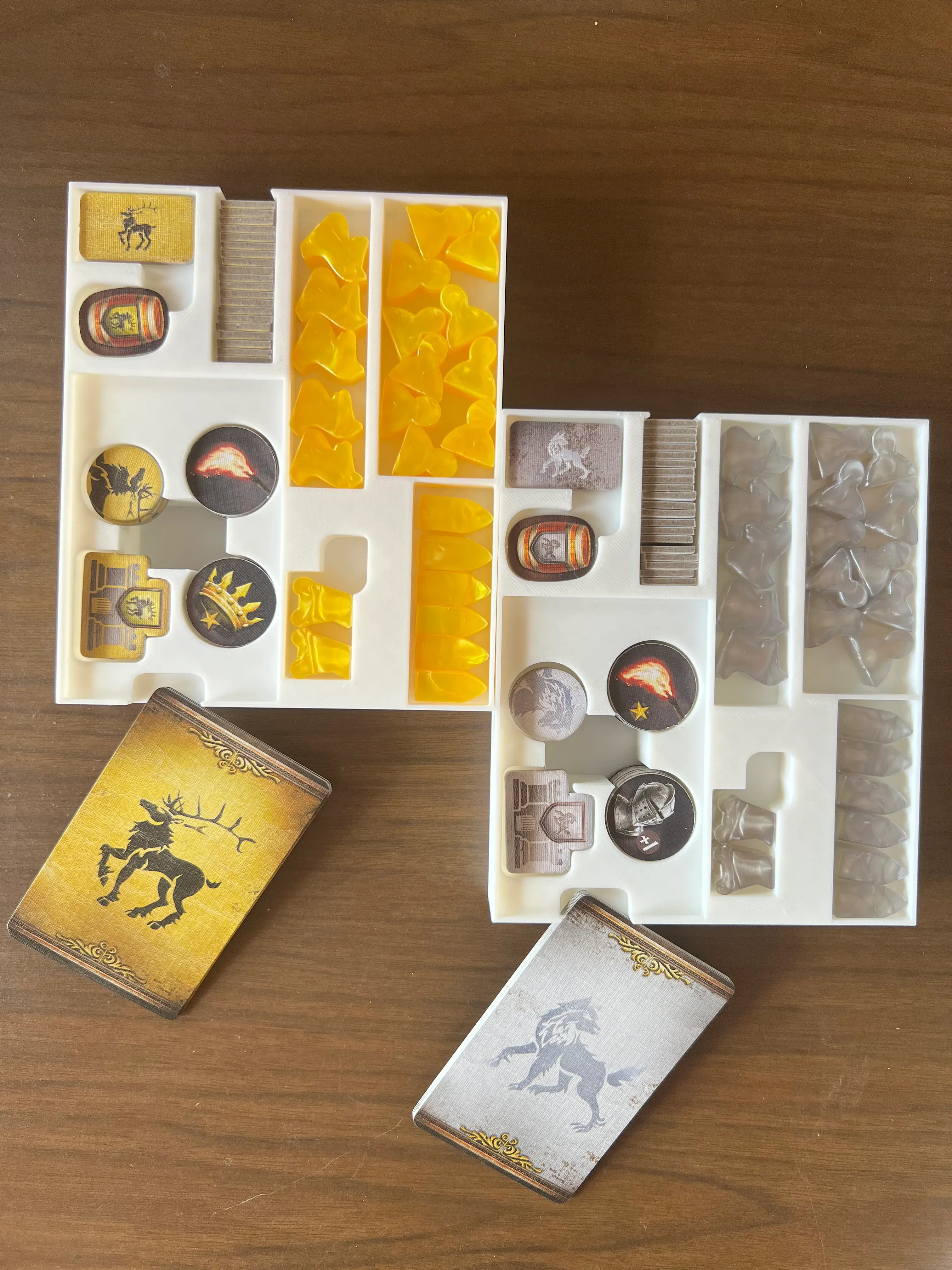Game of Thrones Board Game Organizer - STL file  Unsleeved