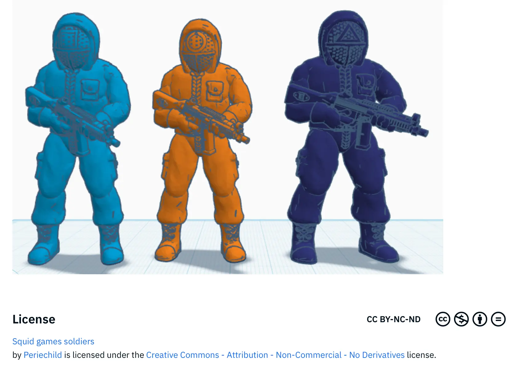 Squid games soldiers