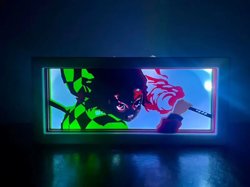 Tanjiro Kamado - LED Lightbox - GEEN AMS NODIG