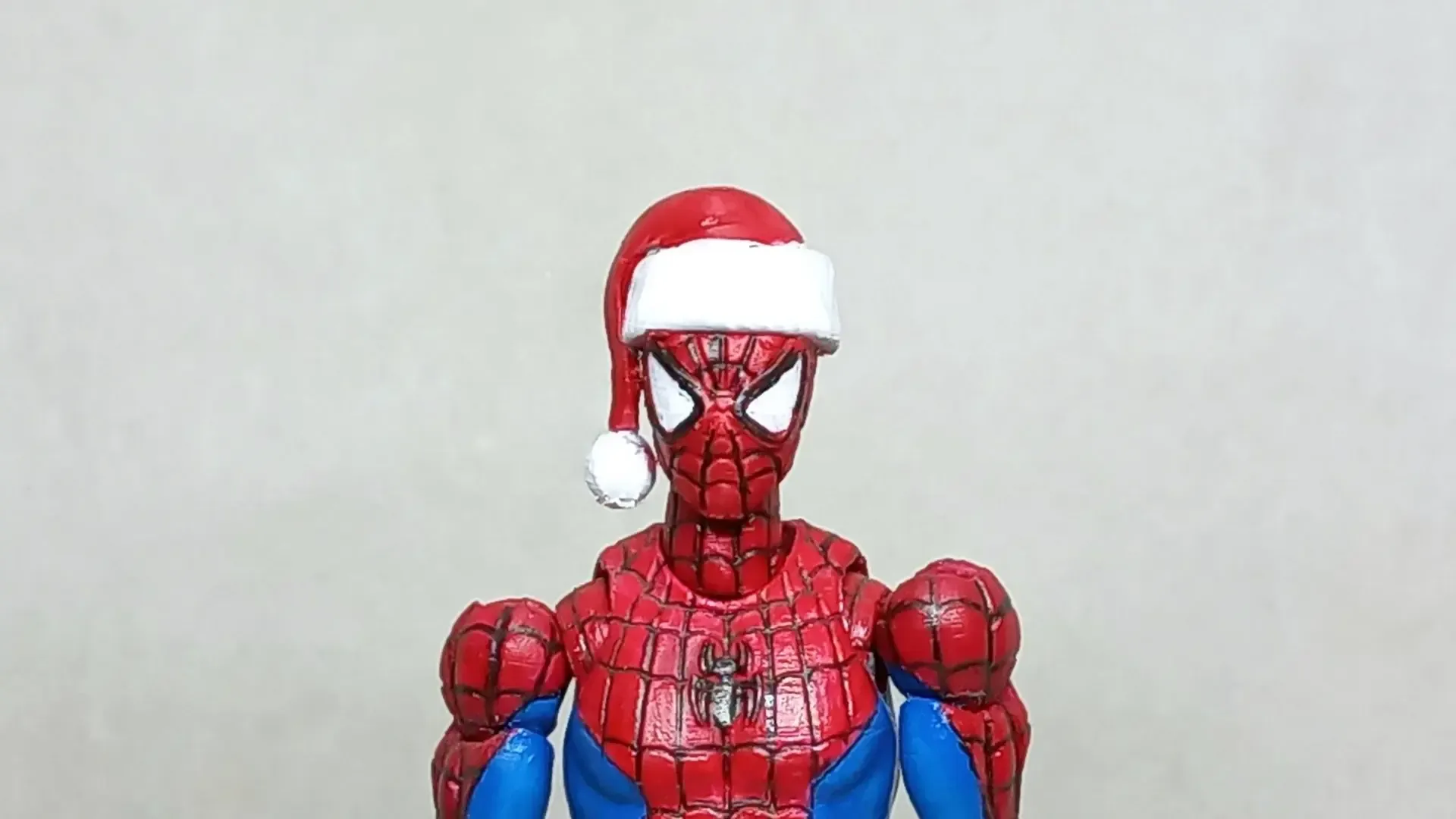 Santa Head accessory for my SPIDER MAN action figure