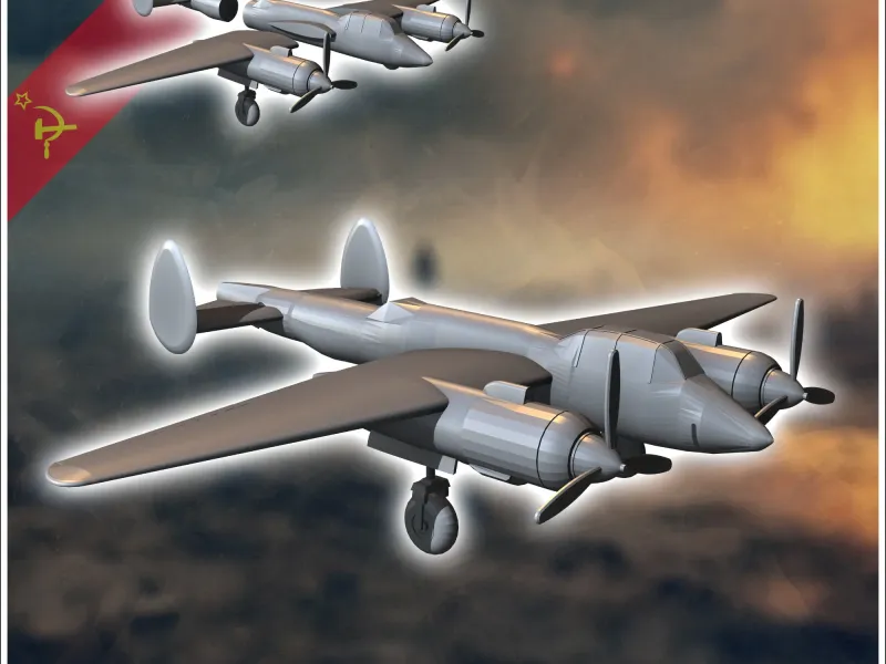 Bombardieri sovietici Tupolev Tu-2 Bat ANT-58 (29) - miniat
