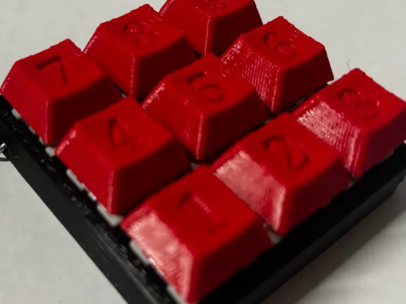 click fidget nine-number keyboard