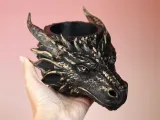 Dragon Pen Holder / Planter / Container-4