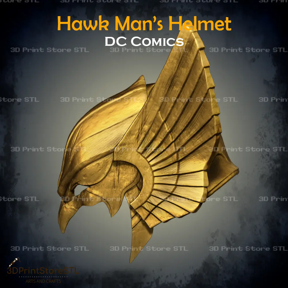 Hawkman Helmet Cosplay DC Comics - STL File