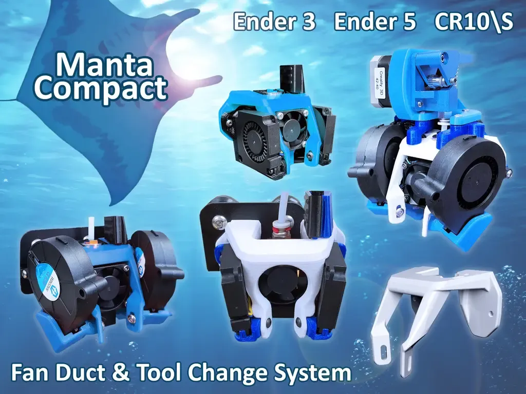 Manta Compact Fan Duct & Tool Change System
