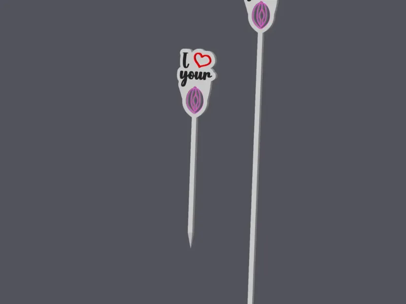 I Love Your Vagina - Cocktailset with stick and pick v2