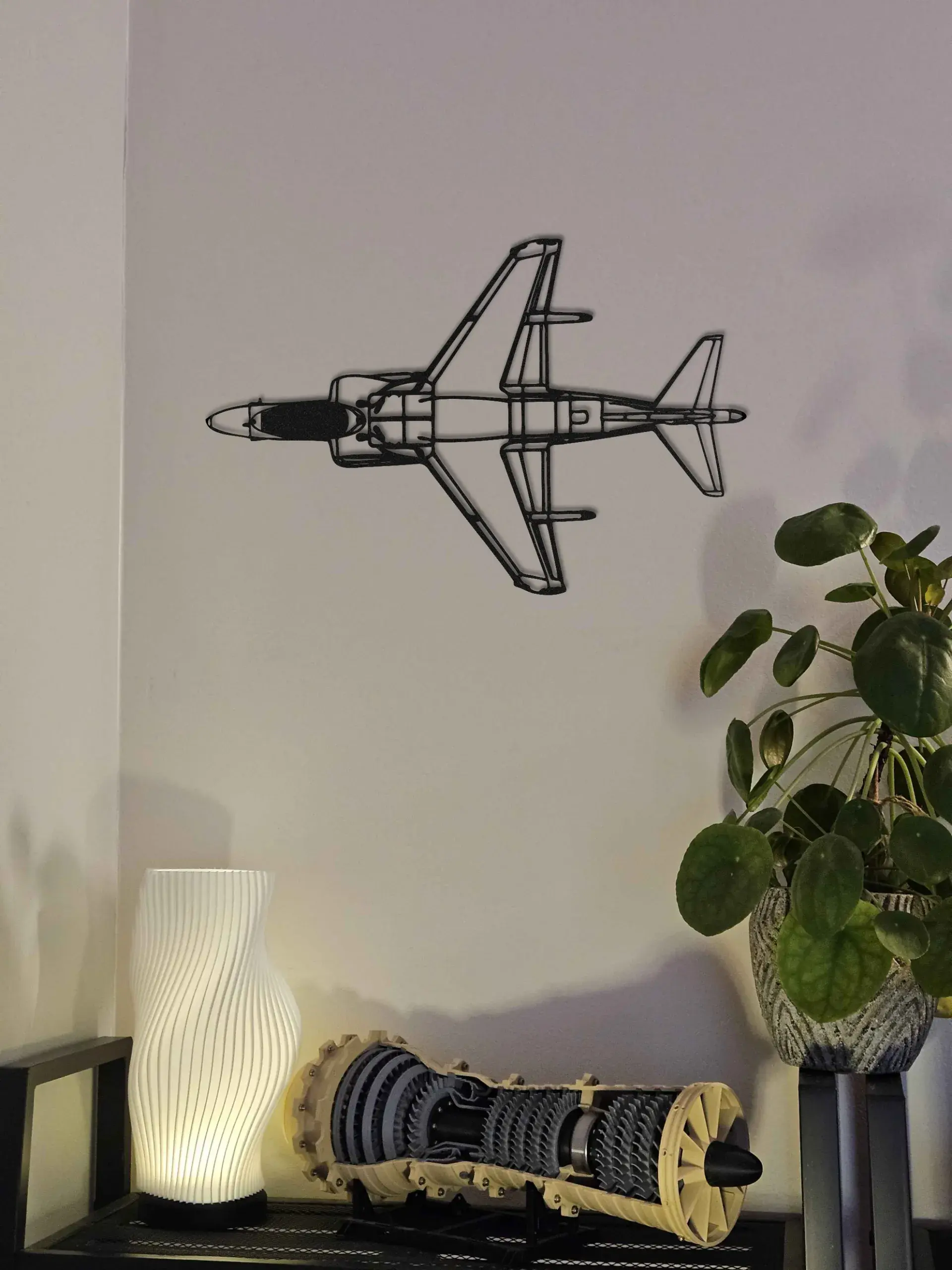 HARRIER JUMP JET #4 | 2D WALL ART
