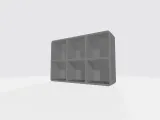 set box with compartments, thk 3mm, in size 40x40mm-1
