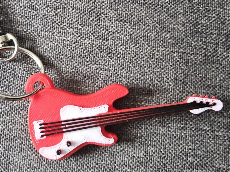 Llavero de guitarra