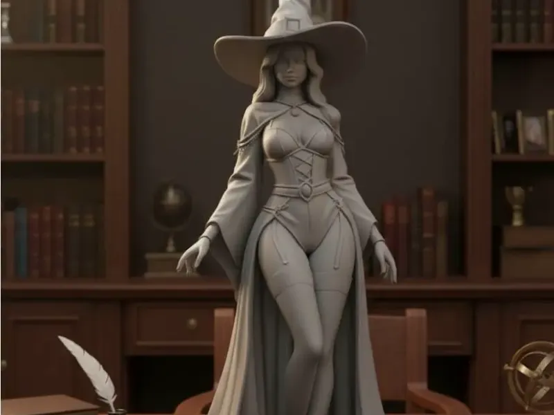 sexy witch in corset