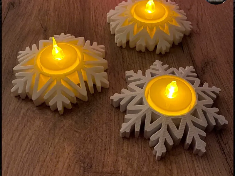 Snowflake Tealights