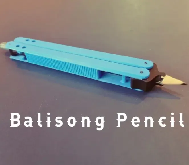 Bali song pencil from maker world @balisongpencil
