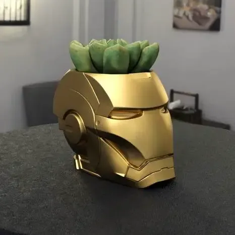 Iron Man Planter with Drainage