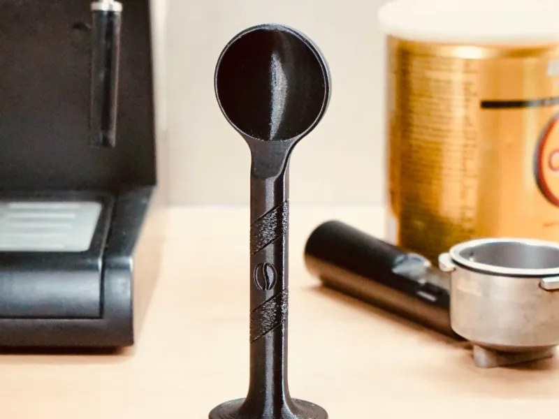 Coffee spoon tamper