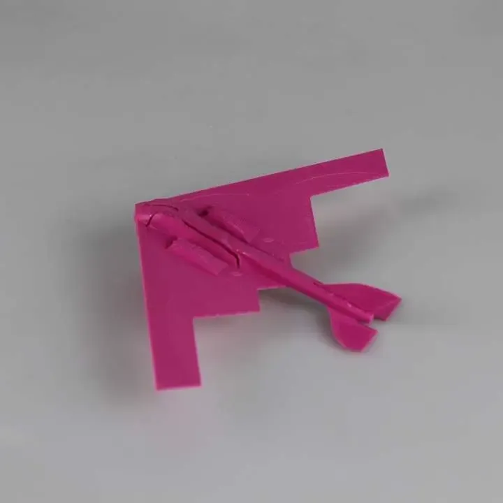 B2 Stealth Bomber Glider Powered by Rubber Band