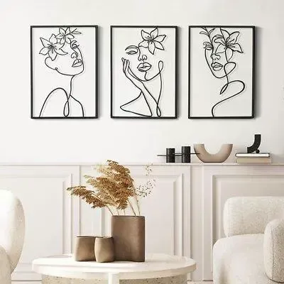 Minimalist Wall Art Decor Modern Women_