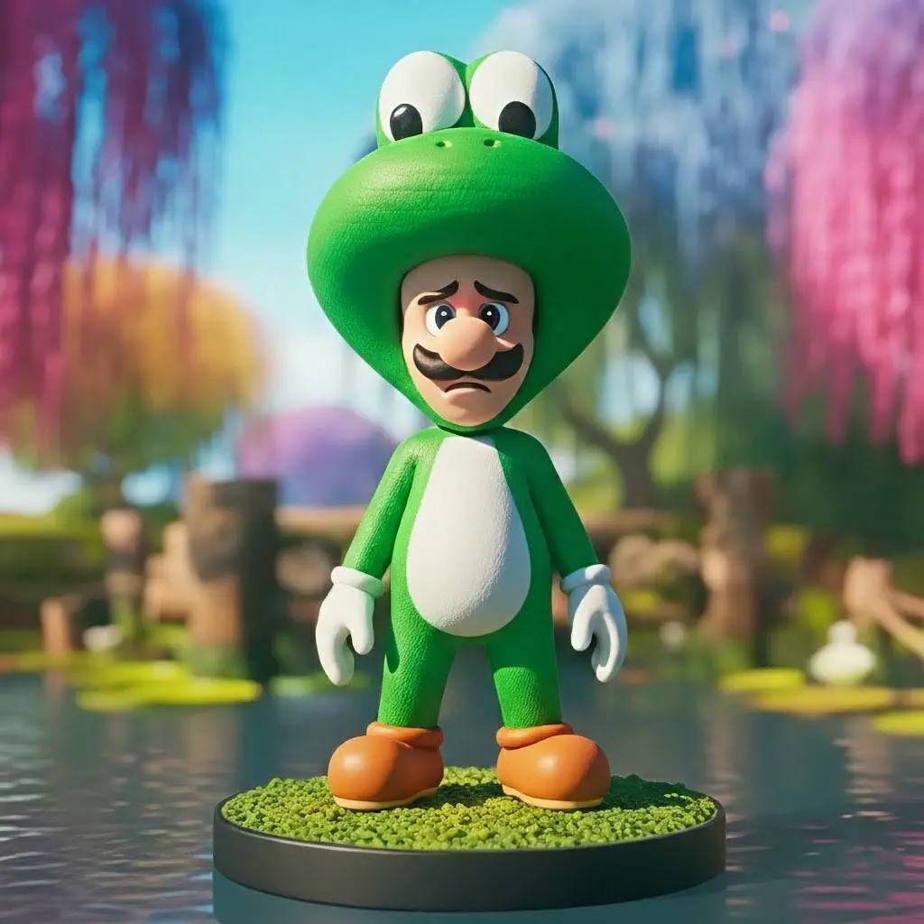 Luigi - Yoshi Costume (Super Mario Galaxy - Film)