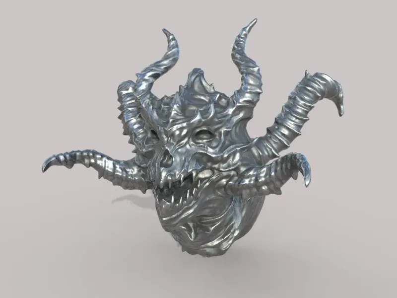 Evil Six Horned Dragon 
