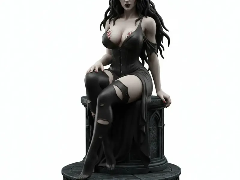 Zombie Empress Sexy Attire Figurine