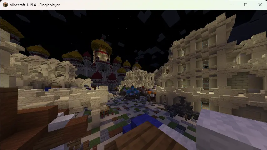 Minecraft Aladdin Schloss