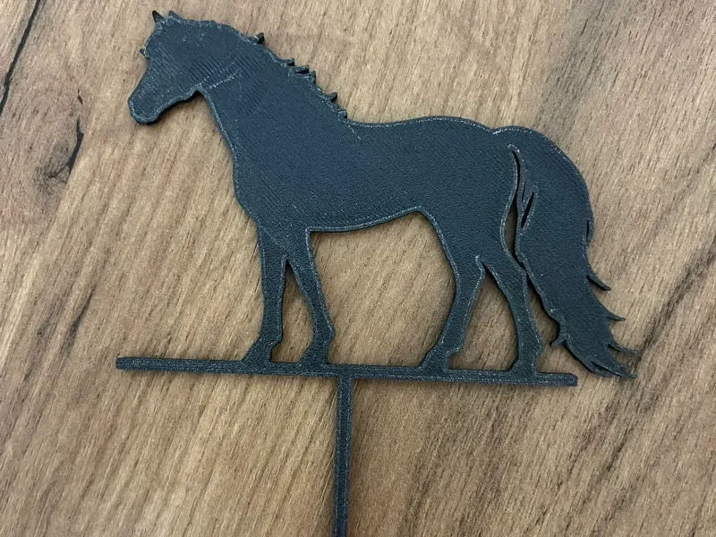 Horse cake topper