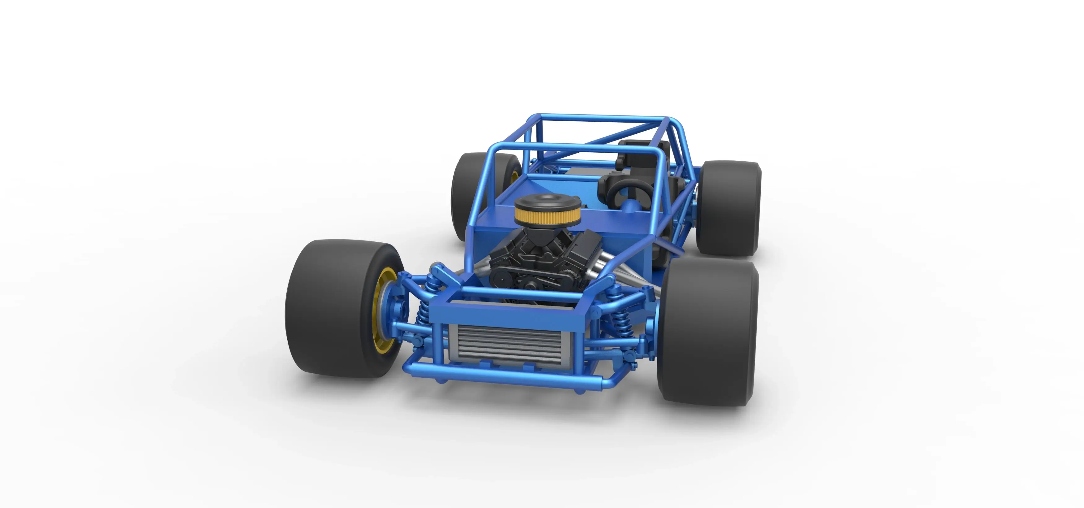 Auto d'epoca Asphalt Modified Stock Car Base Scala 1:25