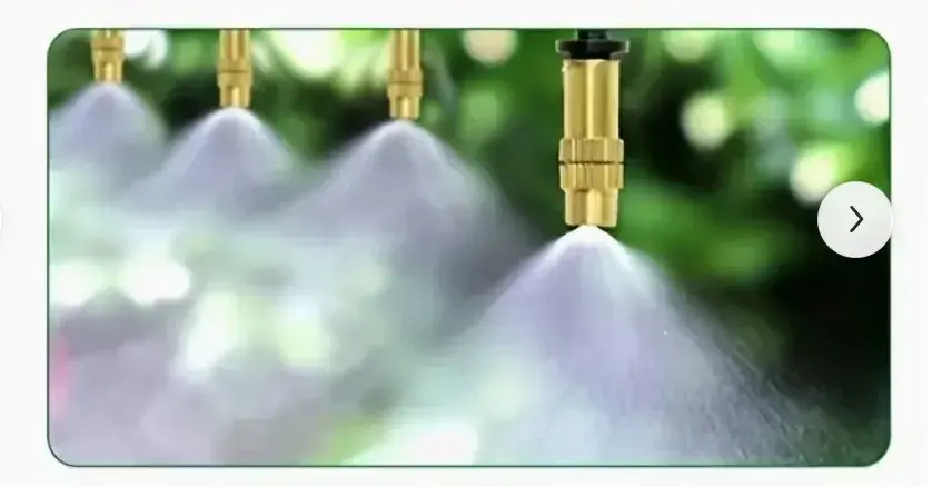 Holder for Water Spray Nozzle to use in pot plants