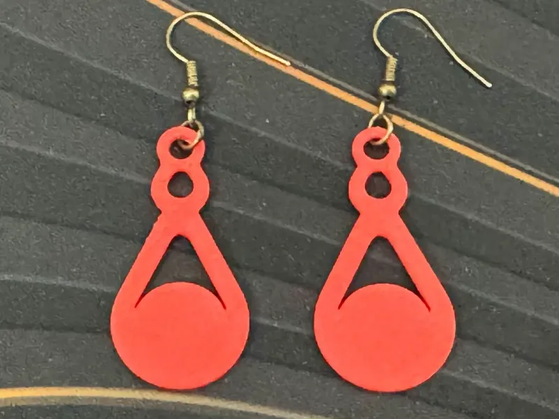 Water drop earring 2