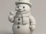 ❄️ SNOWMAN STATUE-1