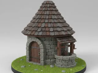 Fantasy Dwarf Cottage Version 2