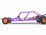 Diecast old school Sand Rail buggy Version 3 Scale 1:25-4