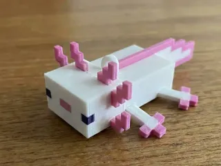 Llavero Ajolote Minecraft