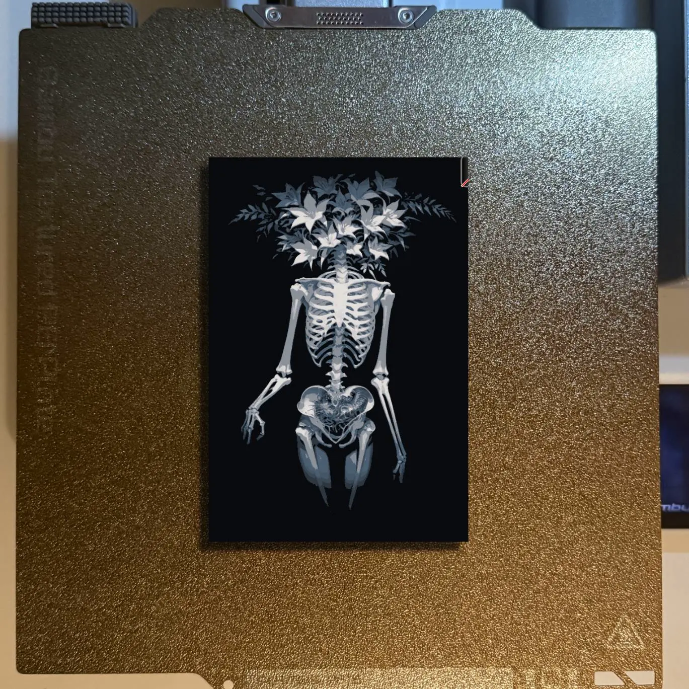 Flower and Bone Hueforge