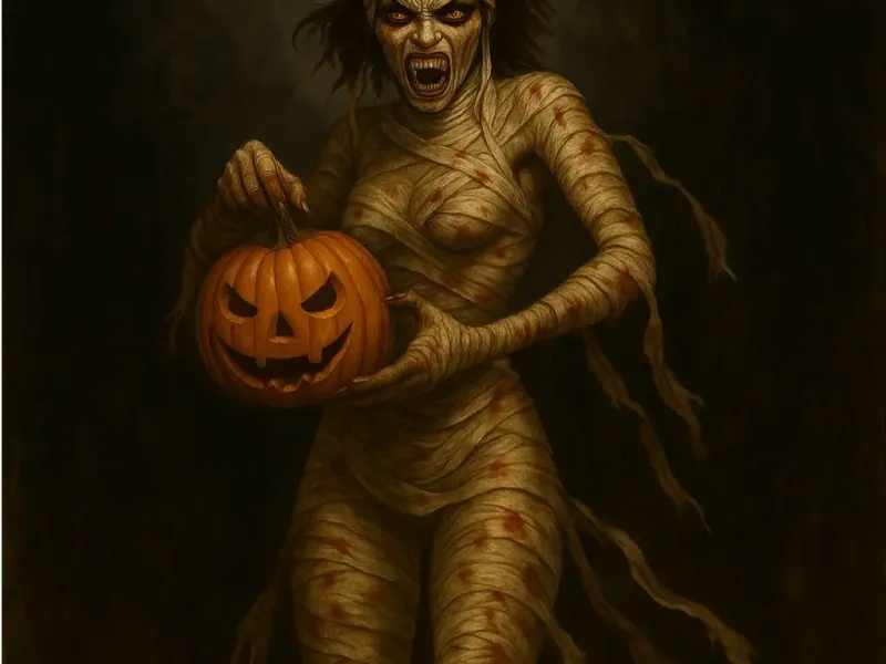 Halloween Mummy Witch