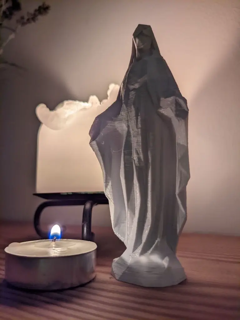 Virgin Mary Figurine [ Low-Poly ]