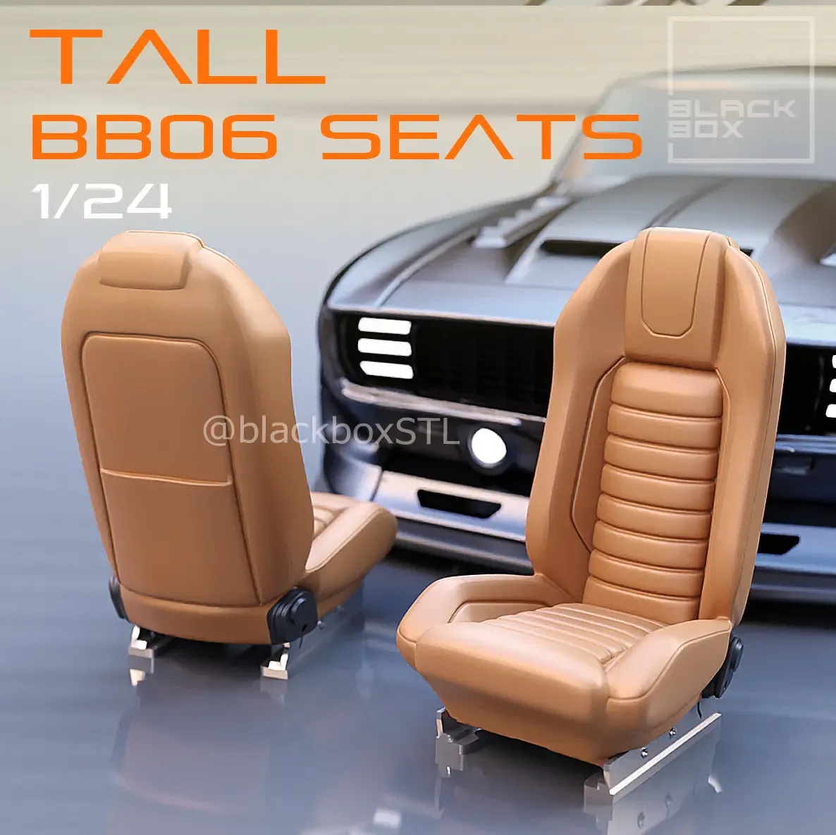 TALL SEAT BB06 FOR DIECAST AND MODELKITS 1-24TH