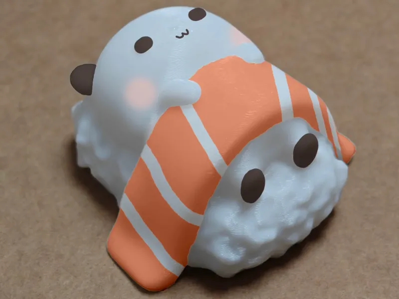 Couple Bear-salmon_sushi_Yier