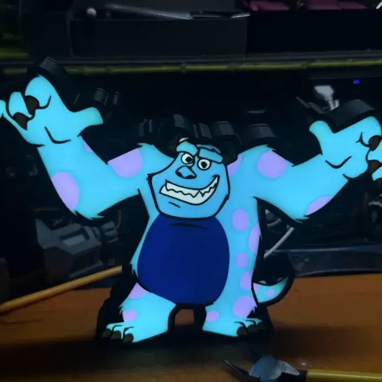 sully monsters inc lightbox