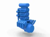 Engine V8 with triple supercharger Version 3 Scale 1:25-6