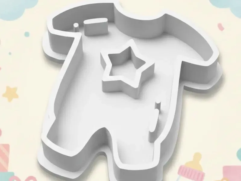 Body Baby Shower Cookie Cutters