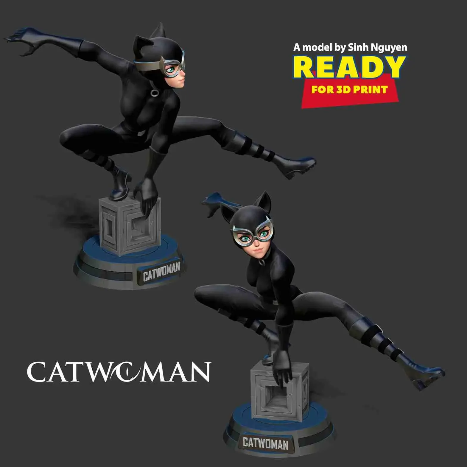 Catwoman stylized