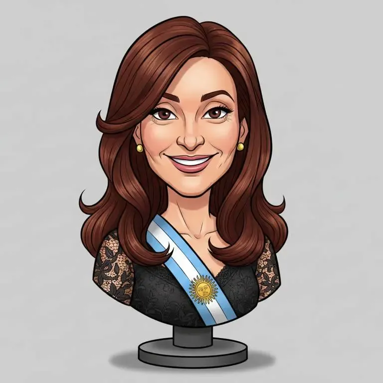 Busto Presidente Cristina Fernandez