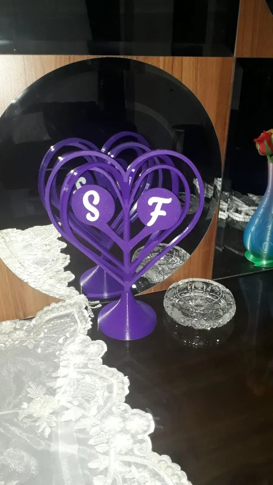 for lover VALENTINES DAY GIFT spinning heart Rotating Hearts