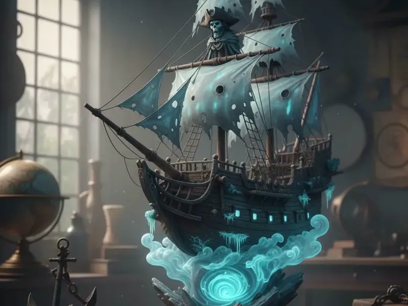 ghost pirate ship bust