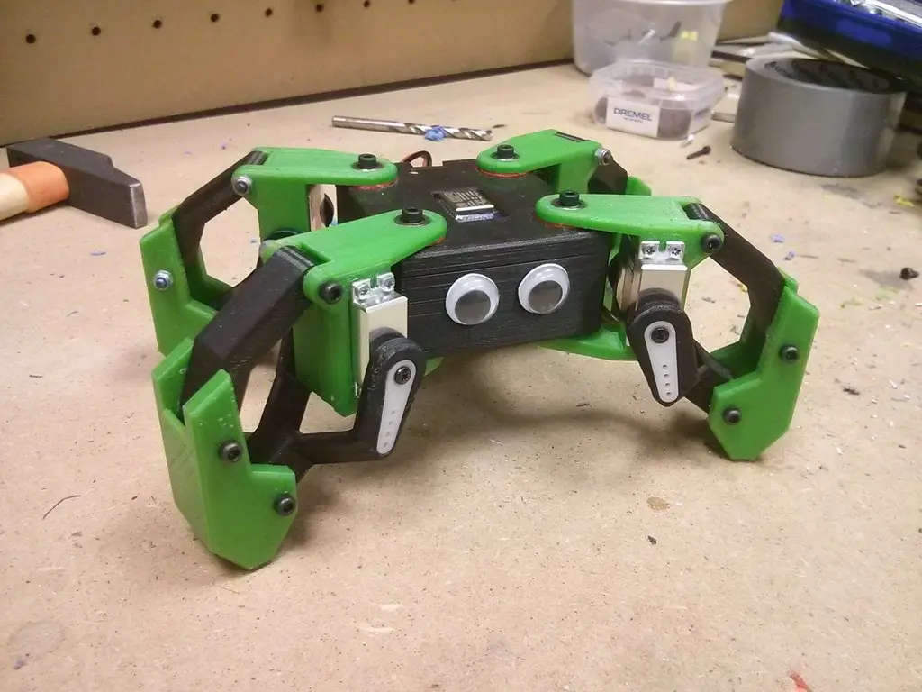 Kame: 8DOF small quadruped robot