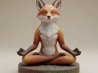 Zen Fox Meditation Spirit – Noah0x03
