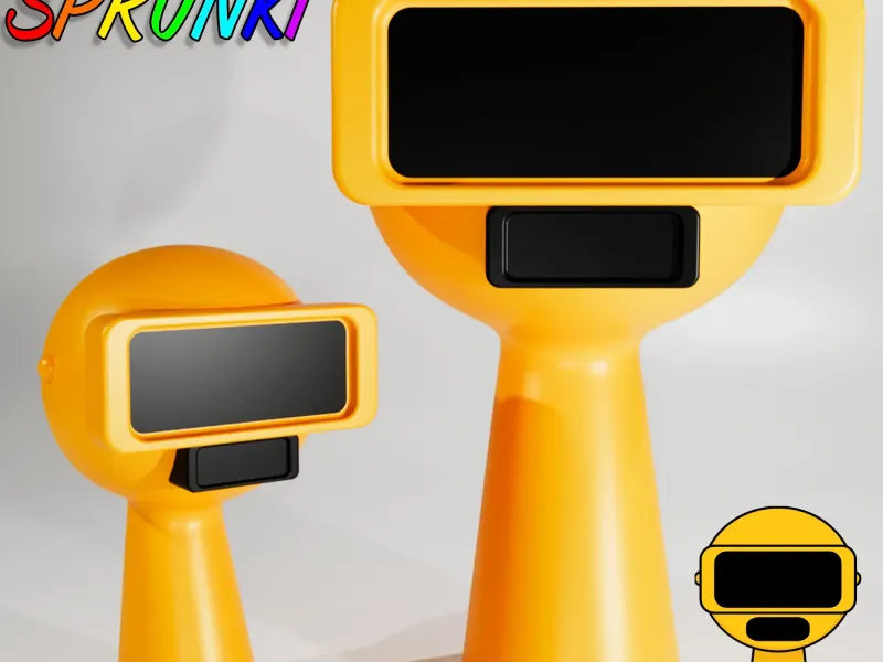 GARNOLD SPRUNKI INCREDIBOX GOLD | Sprunki 3D Model STL Art