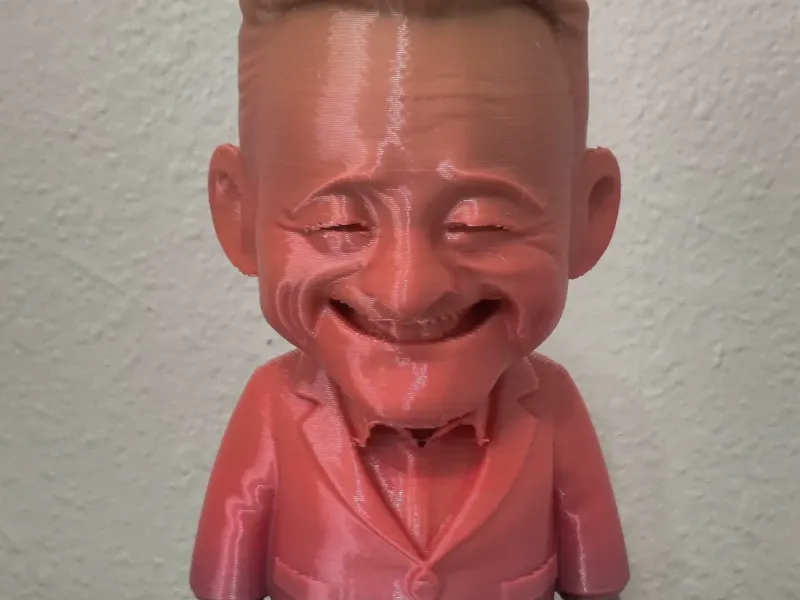 Fun figurine in a suit